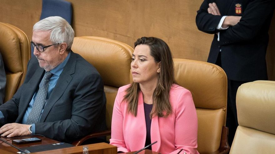 La vicepresidenta de la Mesa de la Asamblea, Ana Millán, durante un pleno en la Asamblea de Madrid, a 5 de marzo de 2026, en Madrid