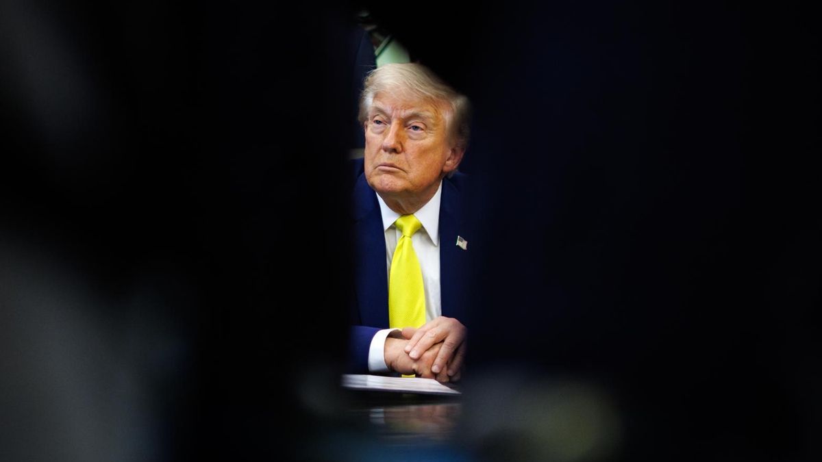 US President Donald Trump looks on during an announcement on 'Beautiful, Clean Coal' in the Oval Office of the White House in Washington, DC, USA, 04 June 2026. Trump announced a plan to invest 700 million US dollars in coal plants and energy infrastructure under the Defense Production Act.