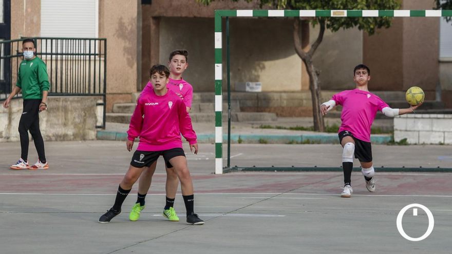 Entrenamiento de la cantera del Córdoba Patrimonio de la Humanidad