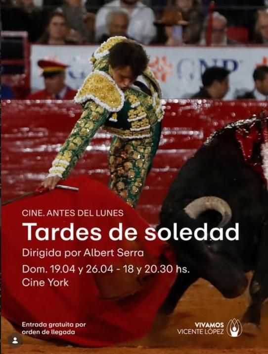 Tardes de soledad, para no perdérsela este domingo.