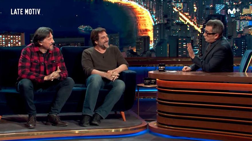 Los Bardem conciencian en Late Motiv: "David Harbour de Stranger things está ahora con Greenpeace"
