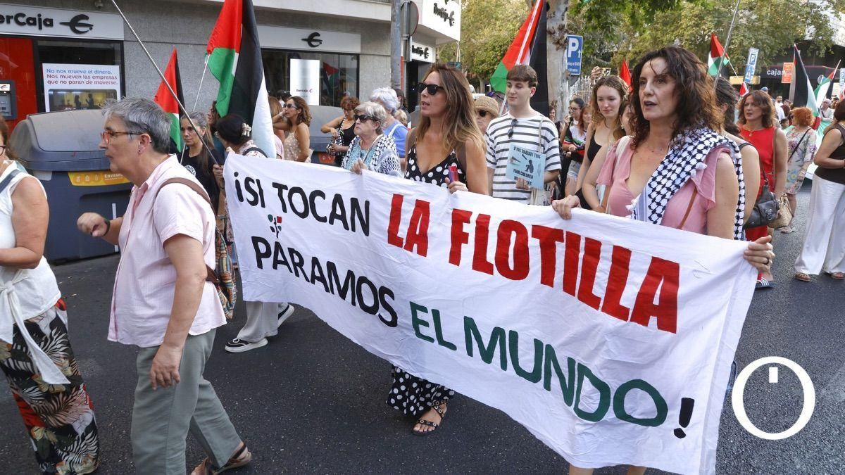 La manifestación en Córdoba por Palestina reclama un alto el fuego inmediato