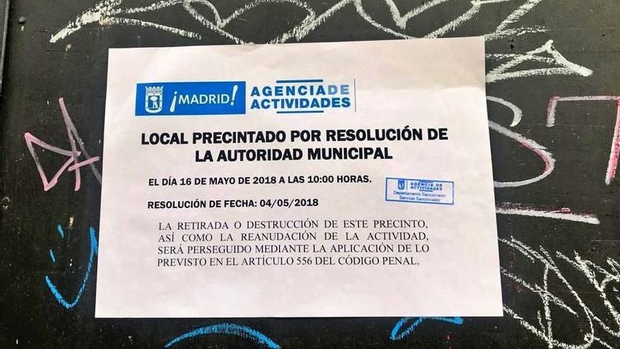 El Ayuntamiento de Madrid se lanza a verificar si los locales acatan sus órdenes de cierre tras el incendio de Murcia