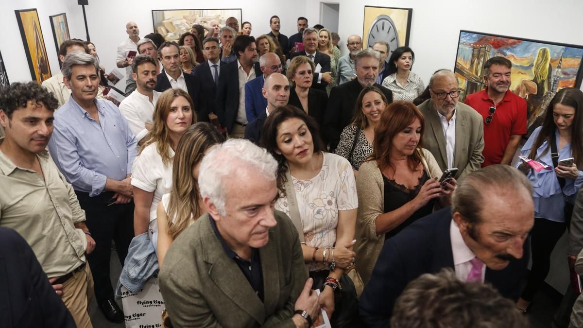 Inauguración de la exposición 'Los pasos del Pecado' de Mercedes Daza