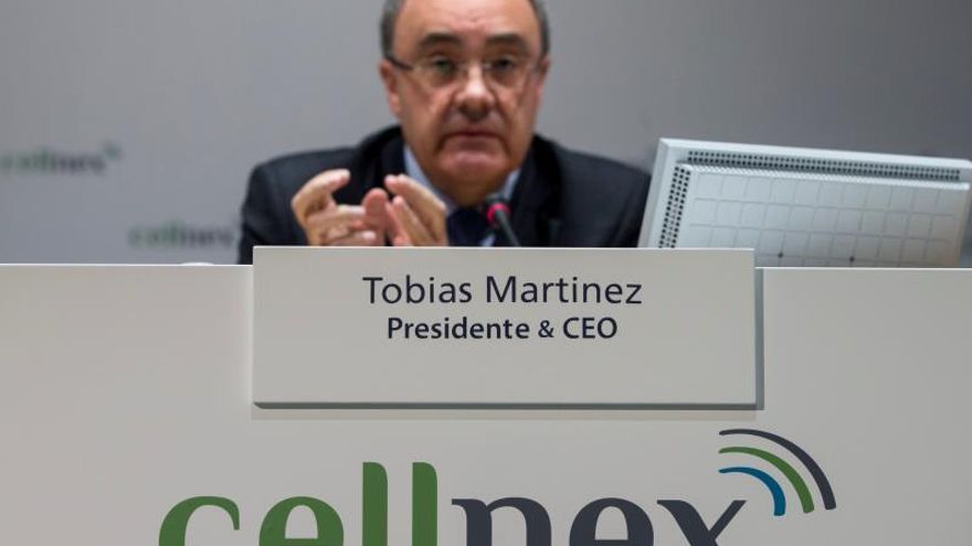 El presidente y consejero delegado de Cellnex, Tobías Martínez.