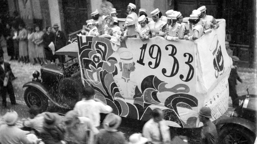 Carnaval durante la II República. (FEDAC)