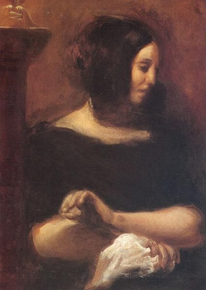 Retrato realizado por Eugène Delacroix