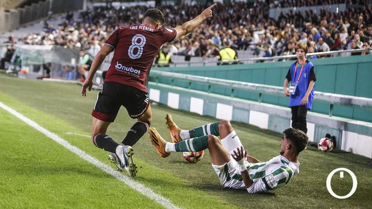 Lance de un partido del Córdoba CF