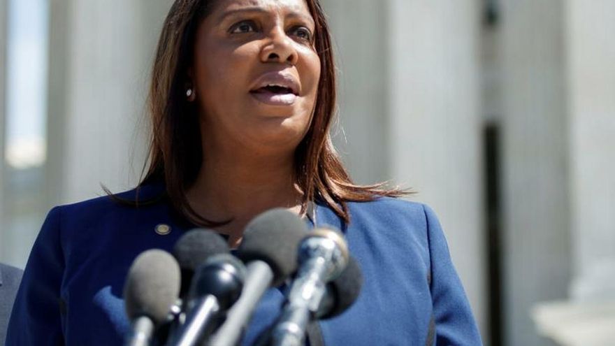 En la imagen, la fiscal general de Nueva York, Letitia James.