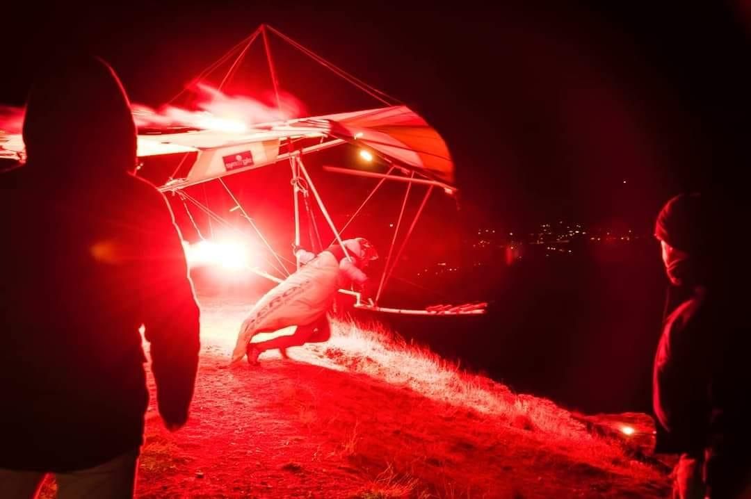 Rey mago despegando en Alarilla