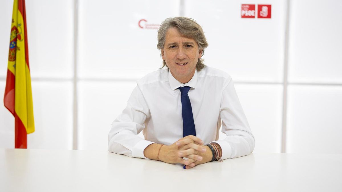 El secretario general y candidato del PSOE en Castilla y León, Carlos Martínez.