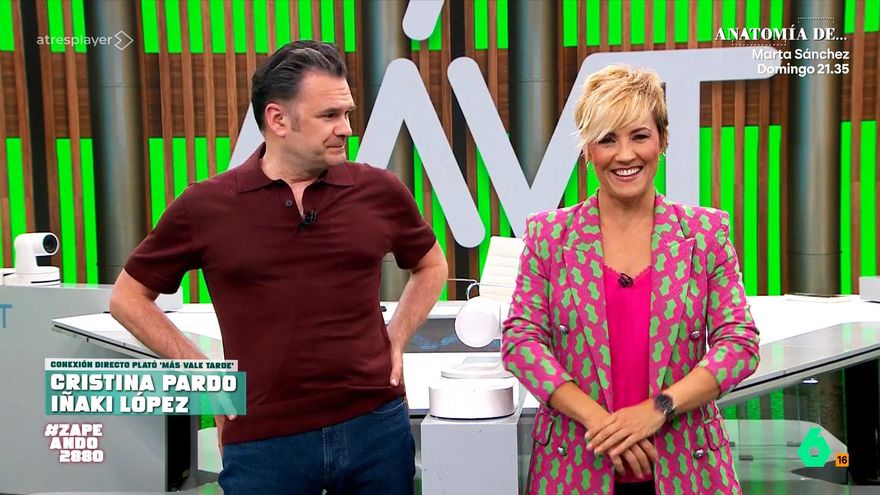 La pulla de Cristina Pardo a Pedro Sánchez por su comentario desde Ferraz: "Son las cinco y no hemos comido"