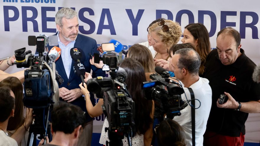 Azcón pide una "rebelión cívica" frente a la "España de dos velocidades" que deja el acuerdo de Sánchez con Cataluña