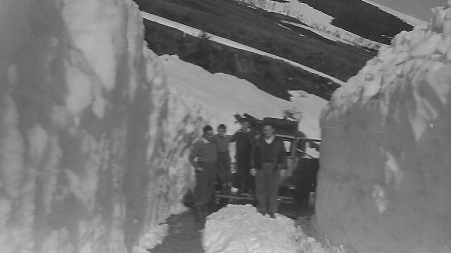 Espesores de nieve en Laciana.