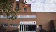 El hospital Carlos III de Madris, adonde han sido trasladados los dos infectados.