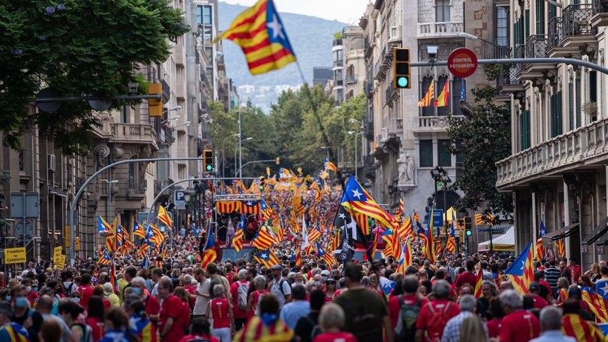 La Diada vuelve a la calle y constata la división independentista