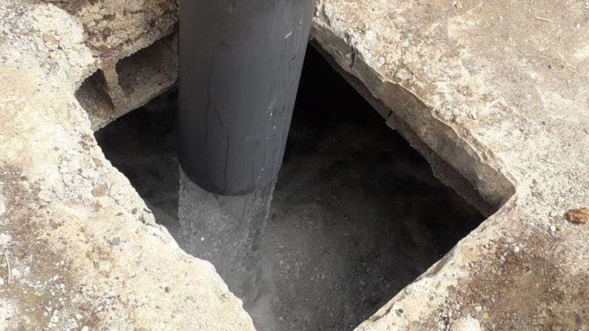 Bombeo de agua del pozo del Carmen.