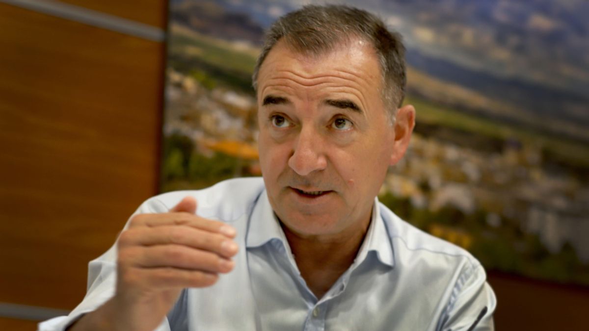 Robert Raga, durante la entrevista.