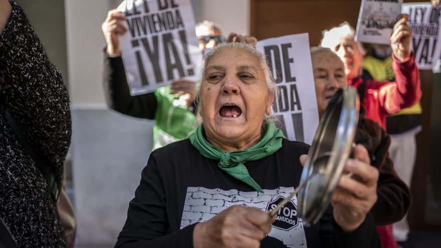 Imagen de la protesta de Madrid.