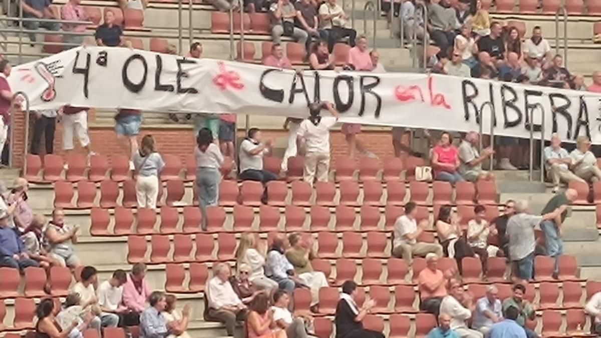 Protestas en La Ribera por el "bochorno insoportable" durante las tardes de toros de San Mateo