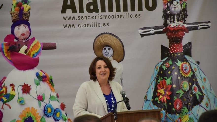 Patricia Franco en Alamillo (Ciudad Real) cuya fiesta de los Judas ya es de Interés Turístico Regional