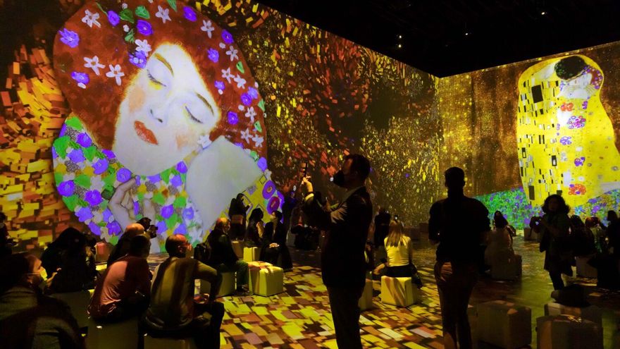 Una "experiencia inmersiva" hacia la obra de Klimt desde el Matadero