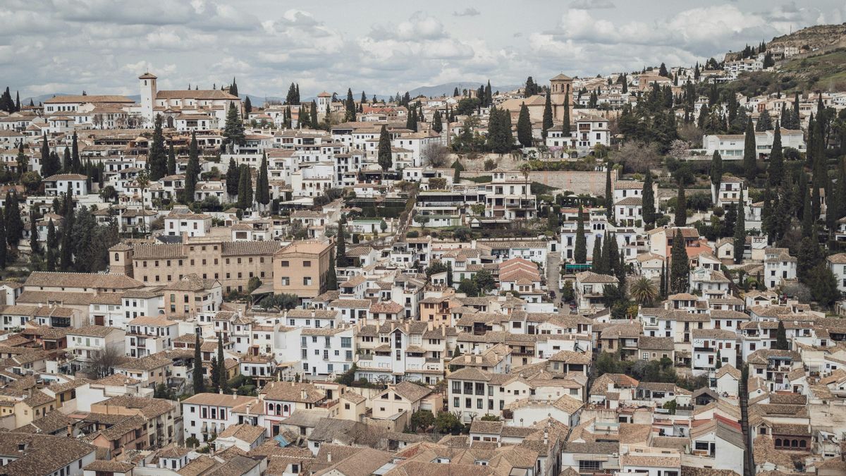 Vista del Albaicín de Granada.