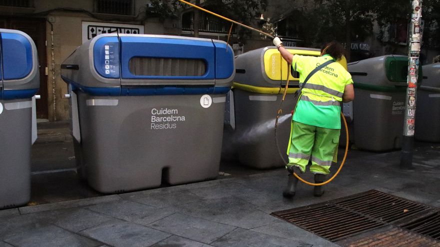 Muere una trabajadora del servicio de limpieza municipal en Barcelona en plena ola de calor