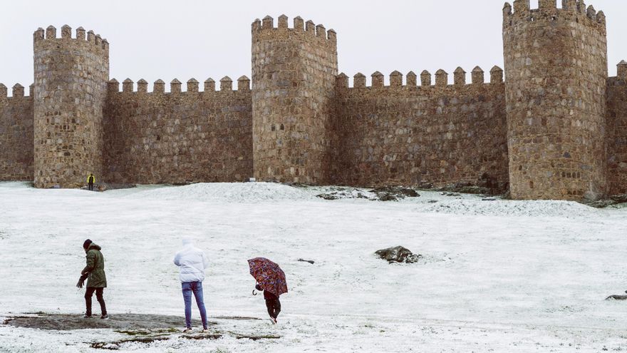 La borrasca Juan trae lluvia, nieve y temperaturas extremas de hasta 14 grados bajo cero