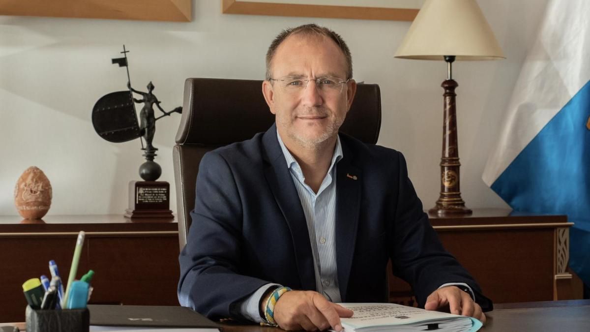 Sergio Rodríguez, presidente del Cabildo de La Palma.