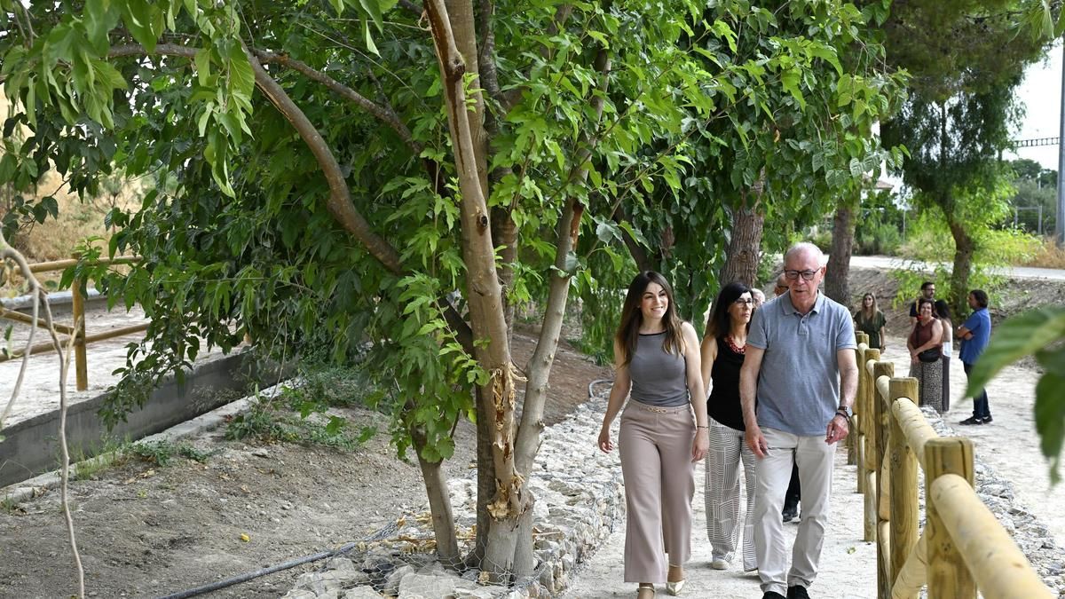 Murcia estrena una senda verde de 1,5 kilómetros entre Nonduermas y la Huerta