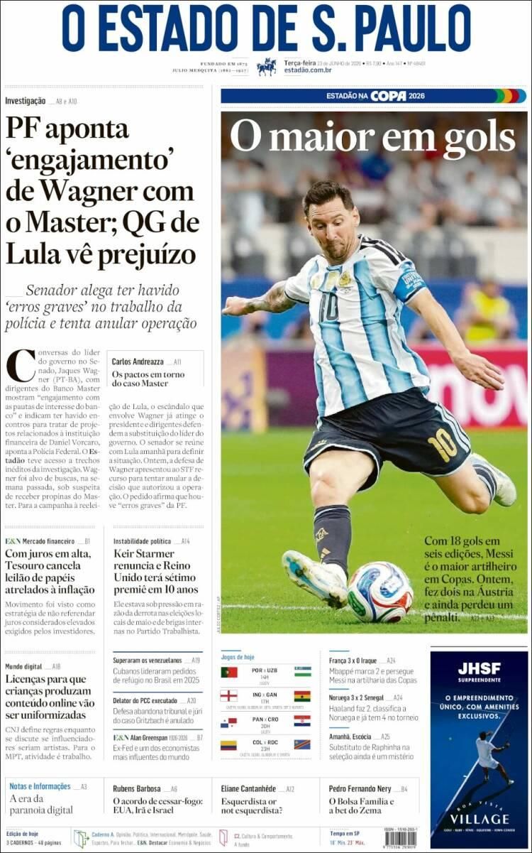 Los diarios del mundo, a los pies de un Messi eterno