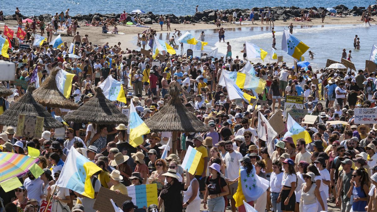 Las protestas del 20 de octubre contra la masificación, en imágenes