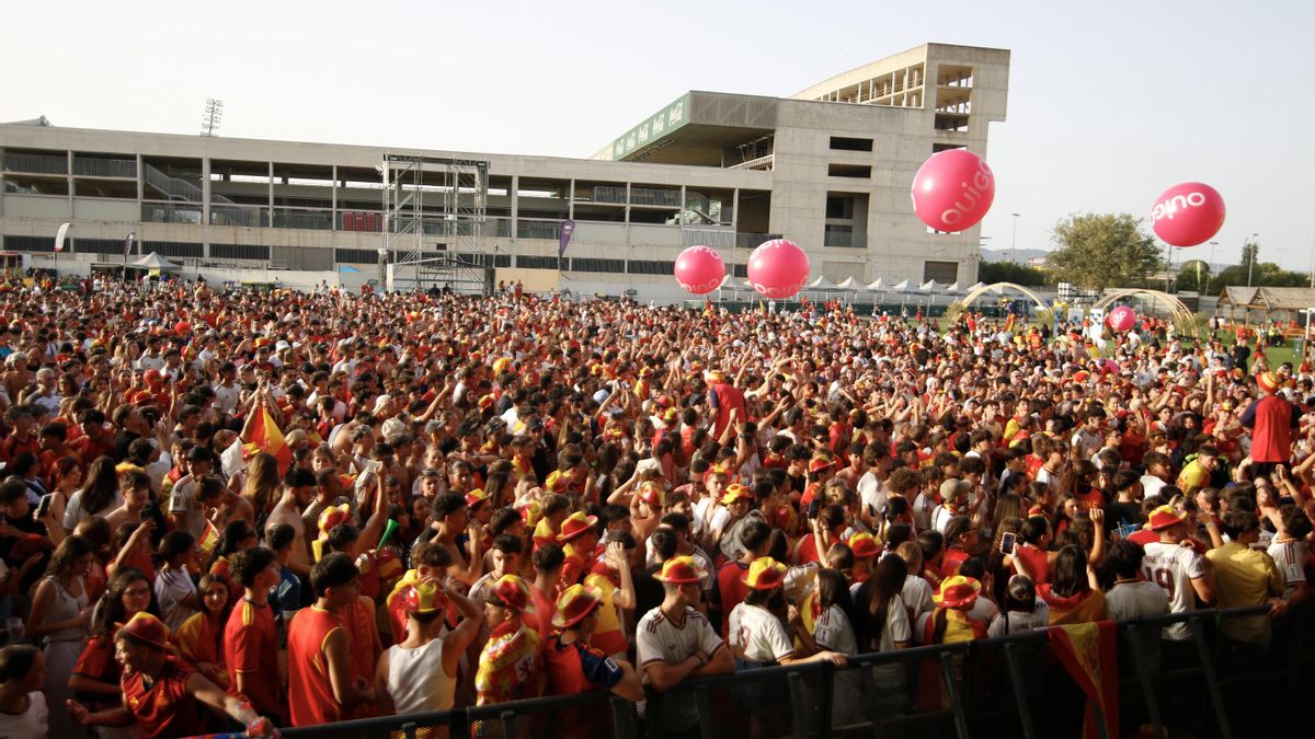 El ambiente de la afición española en el Córdoba Live, en imágenes