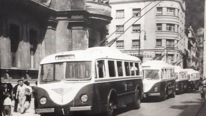Tranvías en Euskadi en 1940