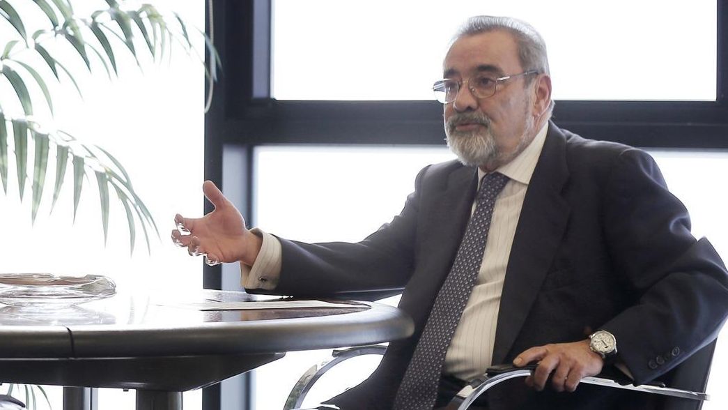 José Vicente González, durante una entrevista como presidente de Feria Valencia, en 2015.