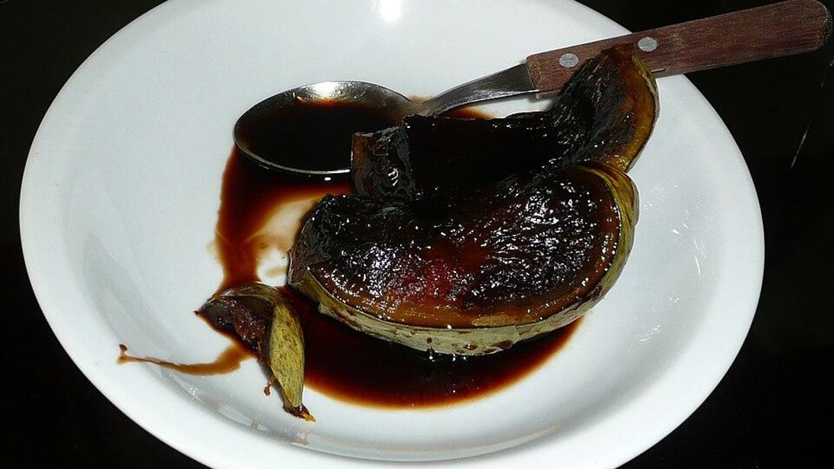Calabaza en tacha bañada en su delicioso jugo