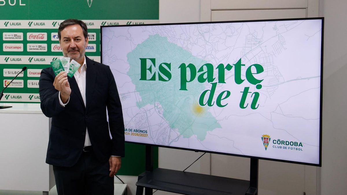 La presentación de la campaña de abonos del Córdoba CF 2026-27