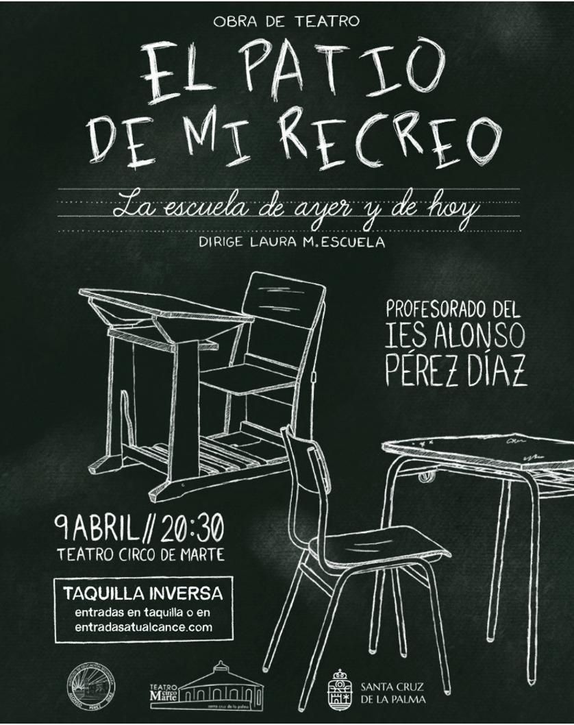 Cartel del ‘El patio de mi recreo’.