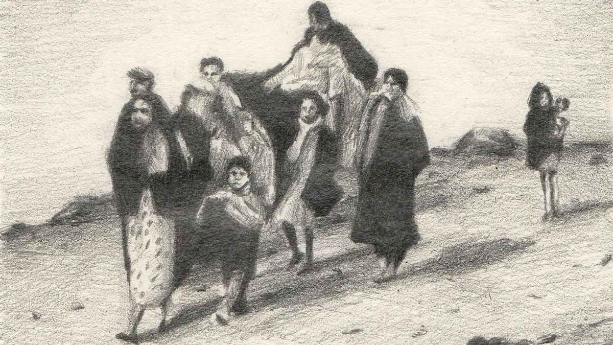 El éxodo de Málaga a Almería