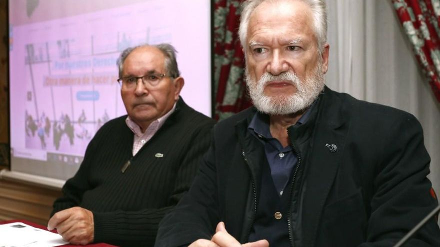 Carlos S. Campillo / ICAL El presidente de Nueva Democracia, José Luis Prieto, durante la presentación del partido en León