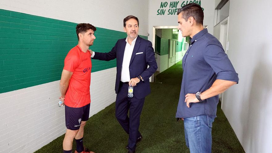 Monterrubio, sobre la dirección deportiva: "Juanito y Raúl Cámara siguen en el Córdoba CF"