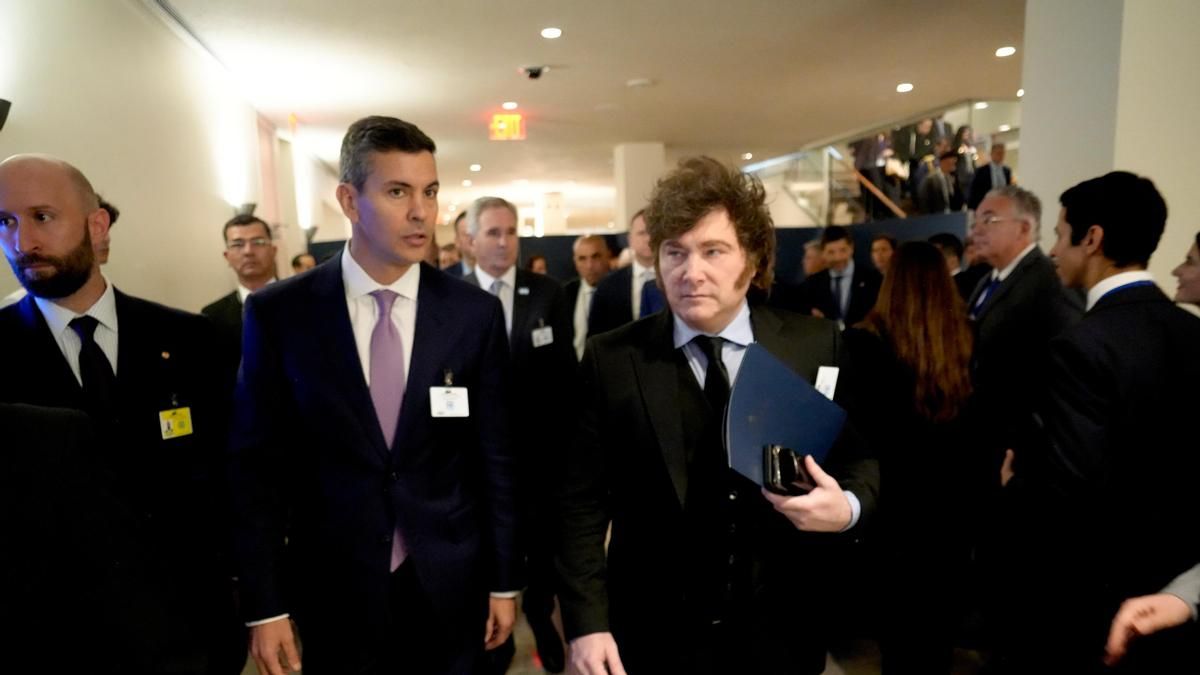 Milei participó del Escudo de las Américas pero, por ahora, se quedó sin la foto con Trump