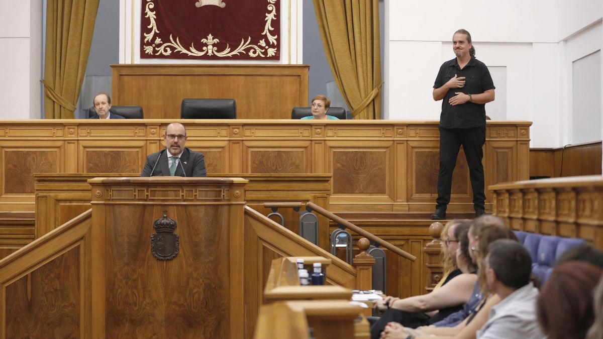 Pablo Bellido, durante su intervención