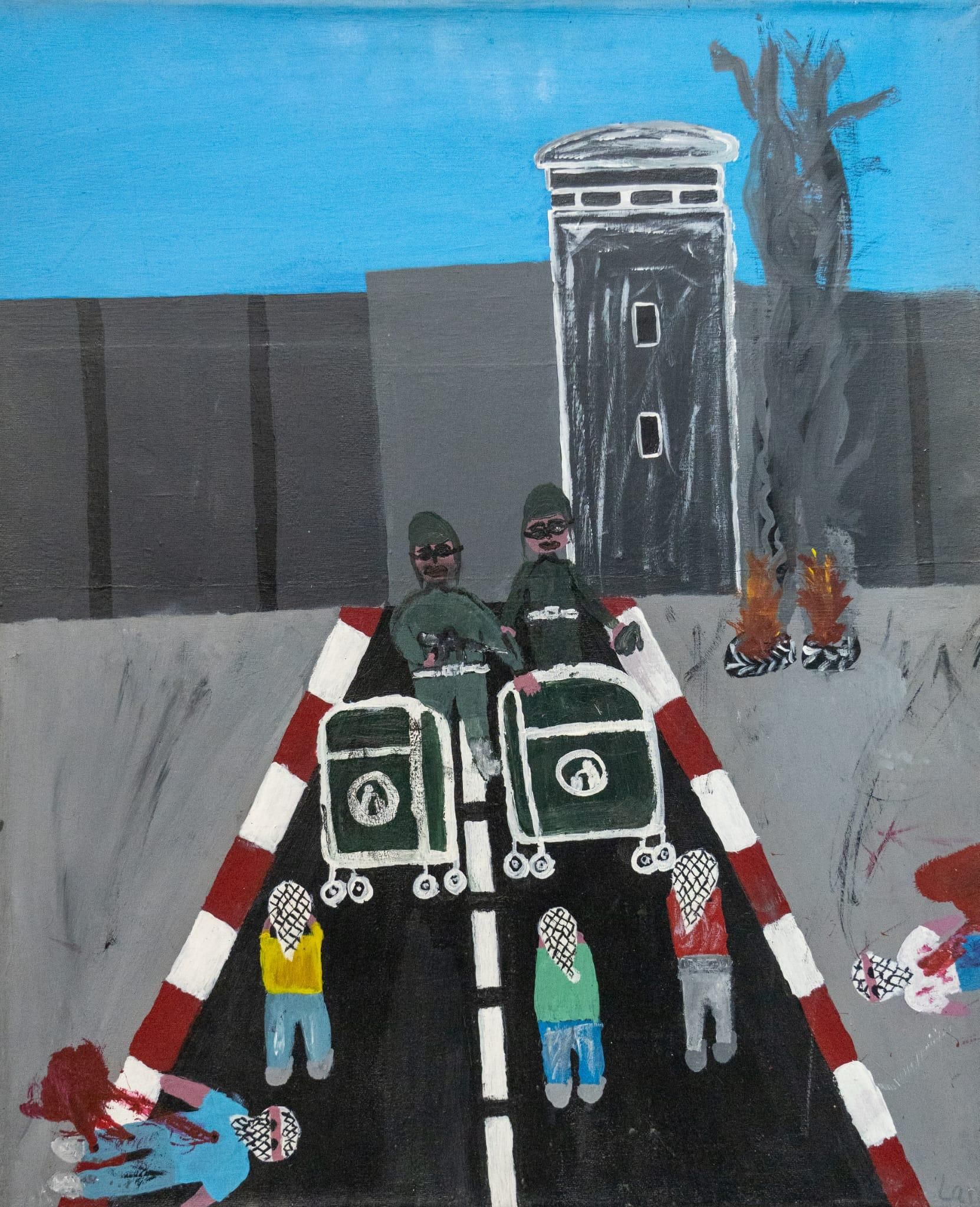 El horror en Palestina a través de 25 dibujos  de adolescentes anónimos en el campo de refugio de Dheisheh