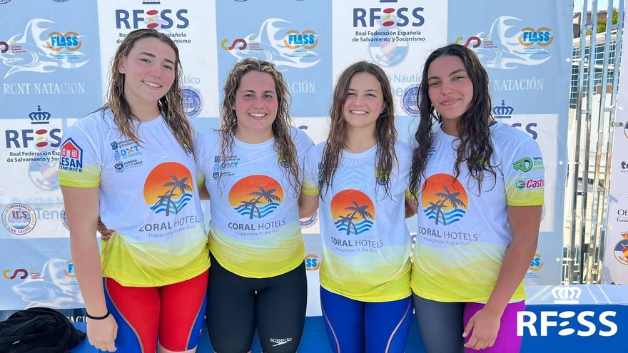 El Martiánez, campeón de España Júnior Femenino en salvamento y socorrismo