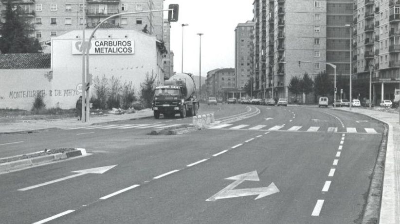 La avenida de San Jorge en 1988