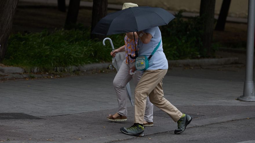 Las lluvias persisten este miércoles: nueve comunidades en alerta y Madrid con aviso naranja