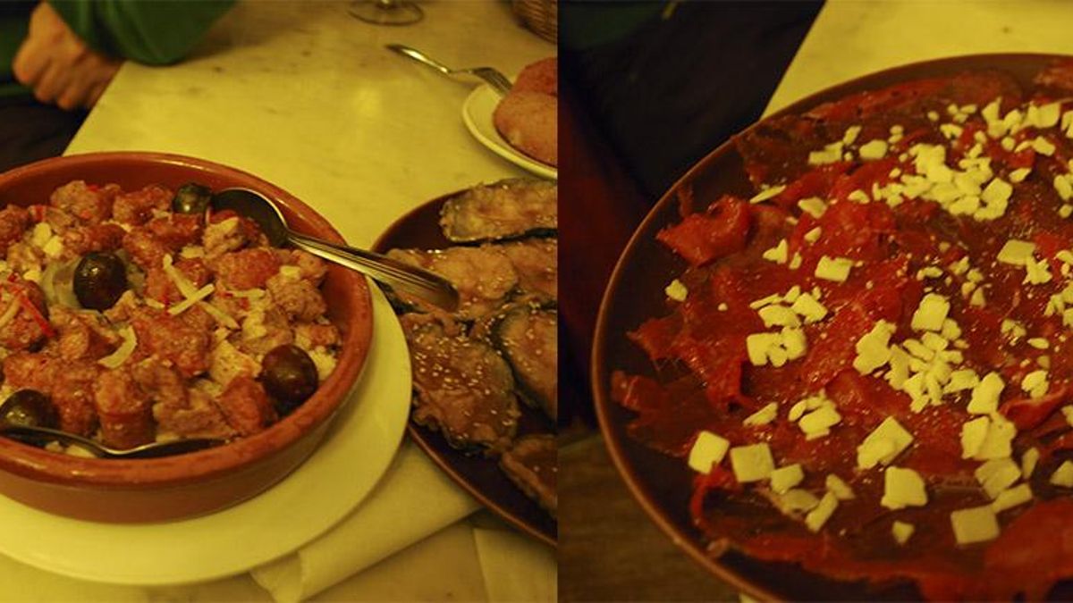 Picadillo y carpaccio