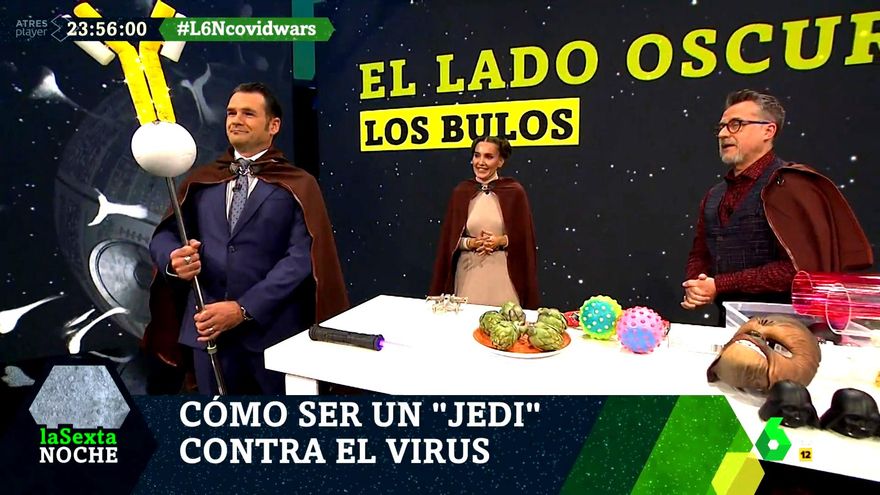 Iñaki López se convirtió en el 'padawan' de laSexta para aprender la fuerza jedi contra el coronavirus